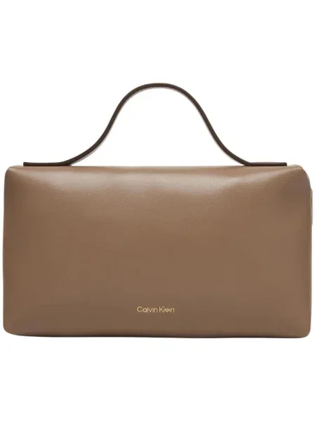 Calvin Klein Geantă pentru cosmetice Emblem Aop Beauty Case Giftset maro