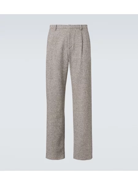 Pantaloni Agnona de lână bej