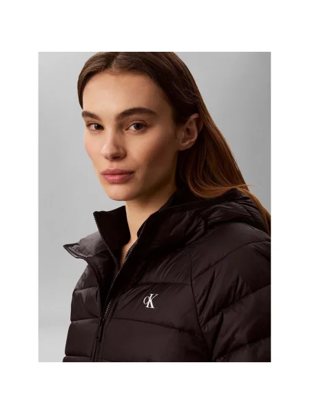 Scurt geacă de blugi Calvin Klein Jeans negru
