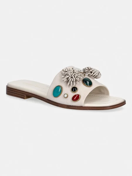 Замшевые шлепанцы Twinset