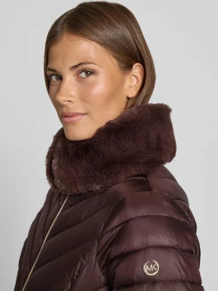 Kurtka pikowana z pikowaniem i kapturem Michael Michael Kors