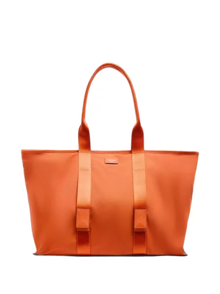 Geantă shopper Lancel portocaliu