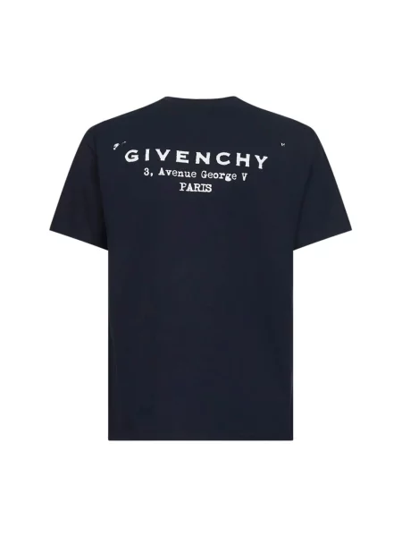 Koszulka Givenchy z nadrukiem niebieska