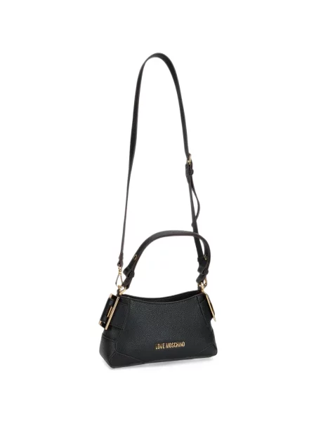 Geantă Love Moschino cu autograf negru