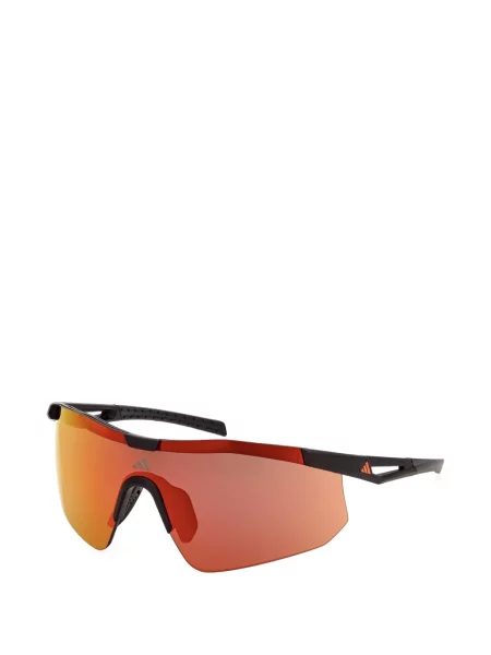 Ochelari de soare Adidas cu imprimeu geometric gri