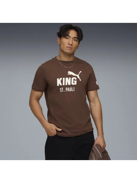 Koszulka FC St. Pauli KING z logo brązowa