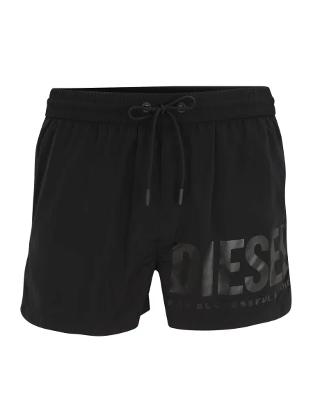 DIESEL Kratke kopalne hlače črna