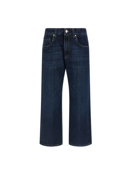 Jeansy Brunello Cucinelli niebieskie