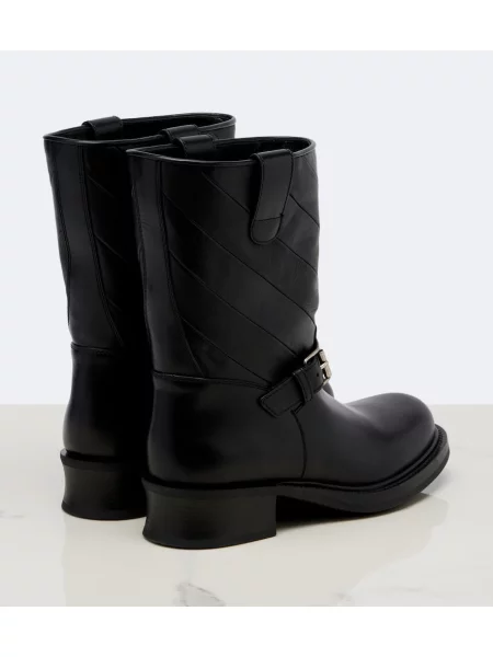 Botine Valentino Garavani din piele negru