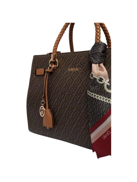 Geantă shopper Liu Jo din piele maro