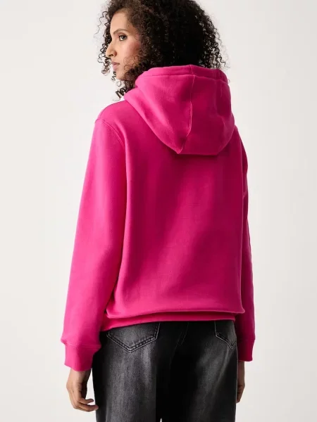 Tommy Jeans bluza z bawełną różowa
