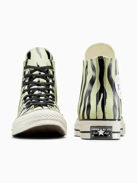 Converse sportcipő Chuck 70 Glow In The Dark Zebra bézs