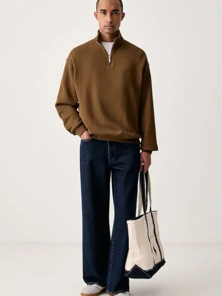 Lacoste bluza brązowa