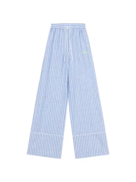 Pantaloni Off-white cu dungi lungi alb