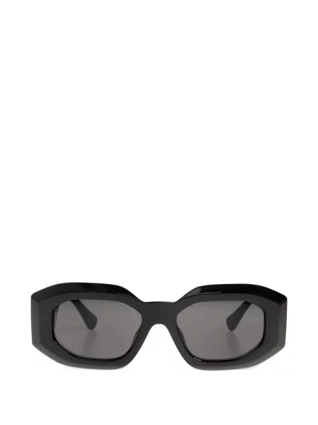 Ochelari de soare Versace cu imprimeu geometric negru