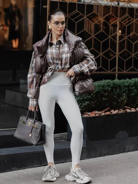 Легінси Jadone Fashion Legins_Sheim_bile поліамід/еластан білий