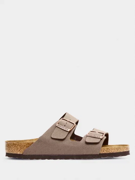 Жіночі Шльопанці Birkenstock Arizona синтетична шкіра бежевий