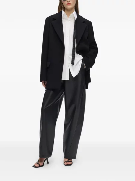 Palton Karl Lagerfeld din fetru negru