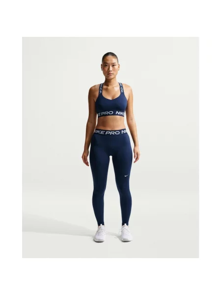 Długie legginsy Nike Pro granatowy XXS niebieskie