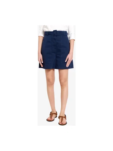 Szorty Weekend Max Mara niebieskie