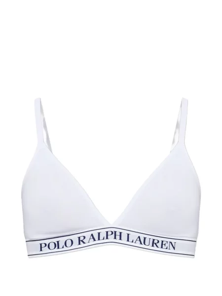 Lung body Polo Ralph Lauren cu autograf alb