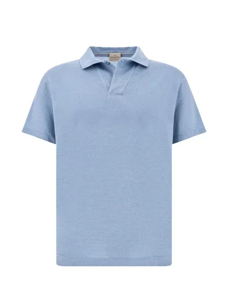 Gulerat tricou polo Paul & Shark albastru