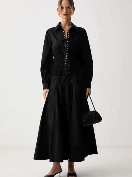 Max&Co. rochie evazată din MCLGELO negru