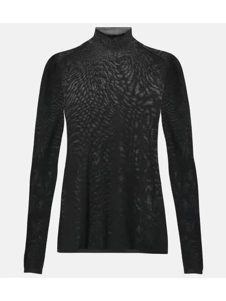 Heláncă Carolina Herrera de lână negru