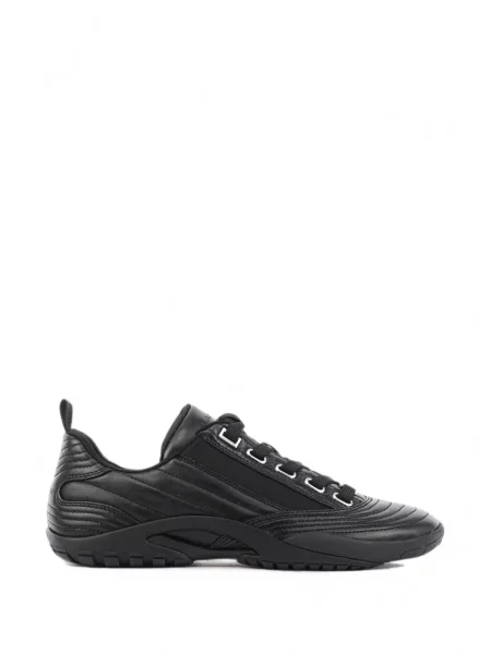 Sneakerși Lanvin din piele negru