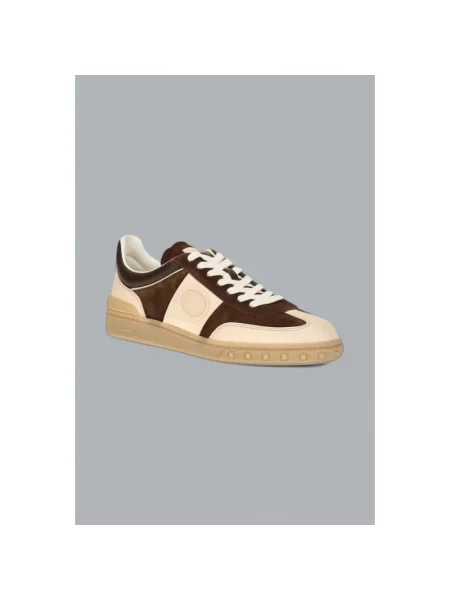Sneakersy Valentino skórzane brązowe