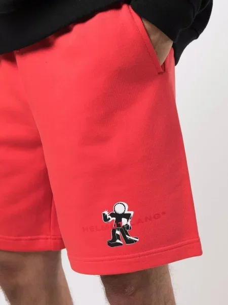 Kratke hlače Helmut Lang s printom crvena