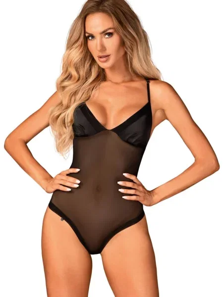 Эротическое боди Боди_Obsessive_Alifini чорне