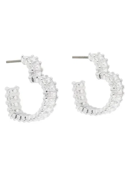 Swarovski Fülbevalók / átlátszó ezüst