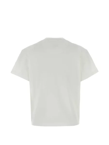 Tricou Jil Sander cu broderie alb