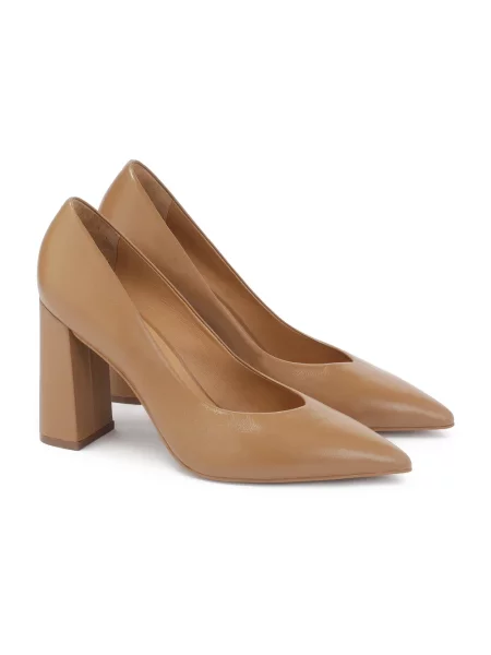 Czółenka Kazar na szpilce brązowa
