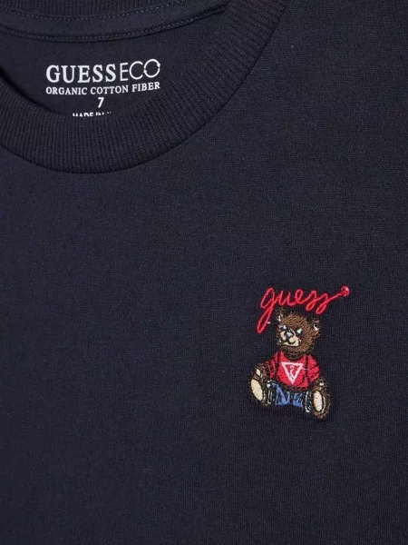 Дитяча Футболка GUESS Kids темно-синій синя