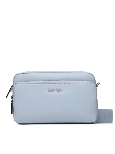 Pisemska torbica Calvin Klein modra