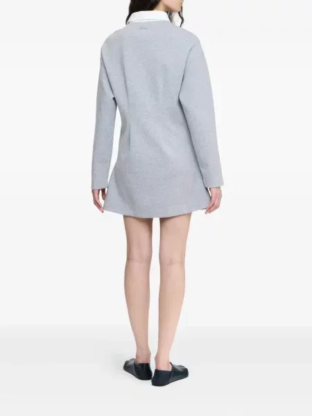 Rochie maxi Jw Anderson lungă de costum gri