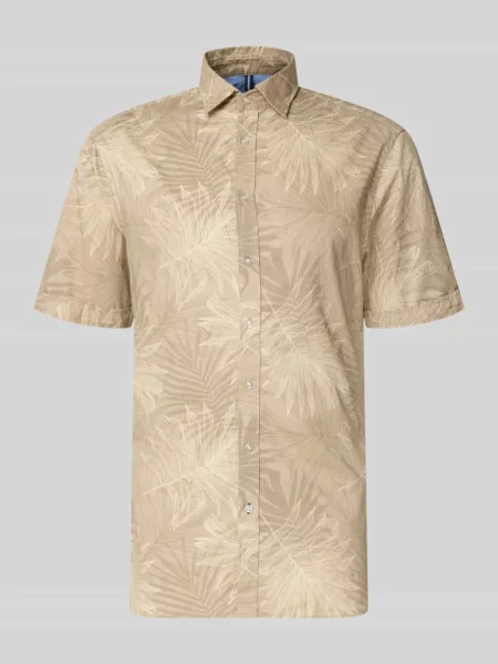 Koszula casualowa o kroju slim fit z kołnierzykiem typu kent Christian Berg Men