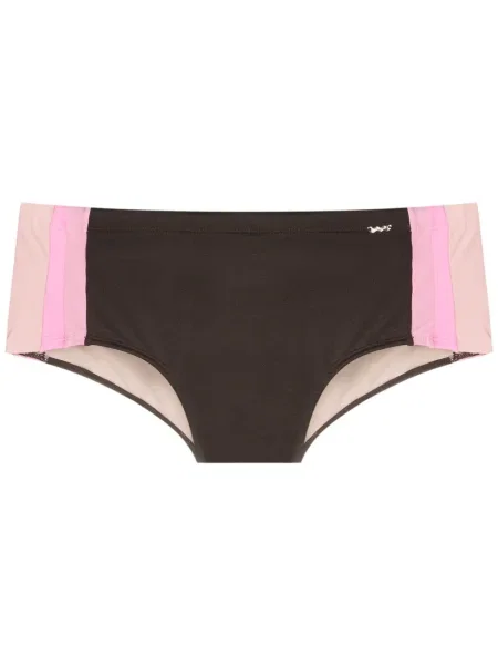 Slip de baie Amir Slama cu talie joasă maro