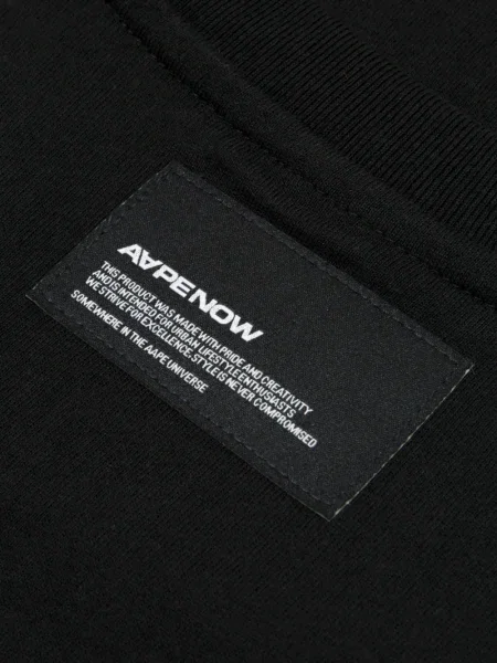 Пуловер Aape By *a Bathing Ape® със сърца черно