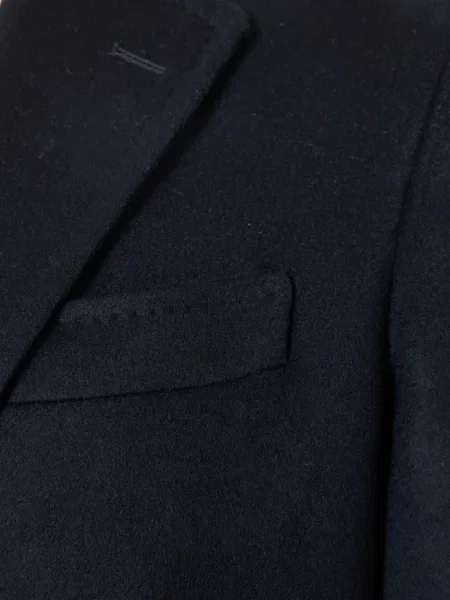 Palton Barba din cașmir albastru