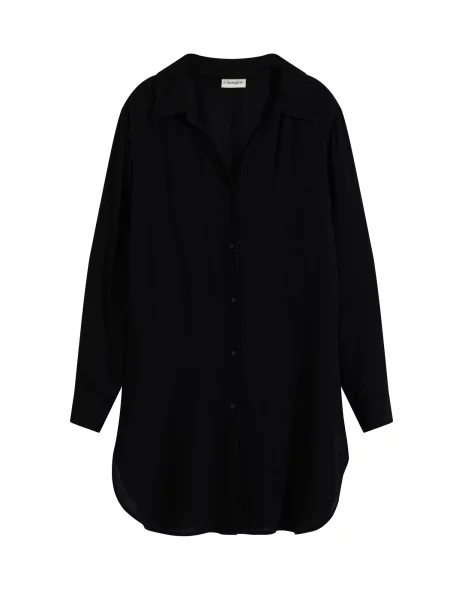 Bonprix Rochie tip bluză negru