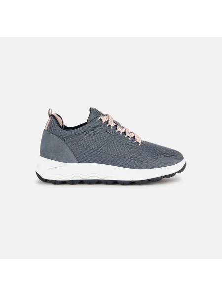 Sneakerși Geox gri