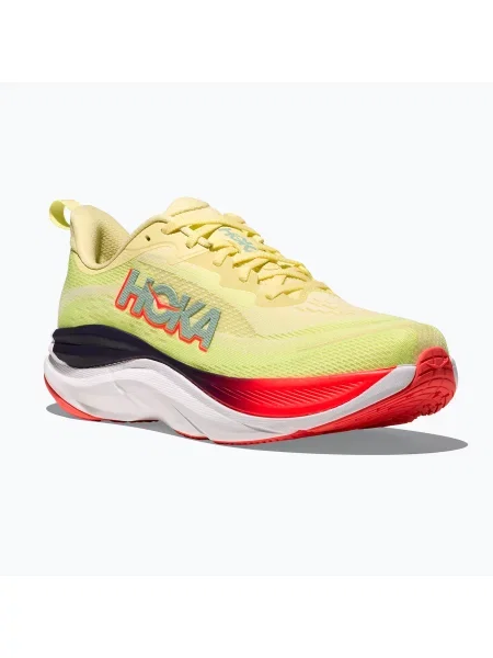 Дамски обувки за бягане HOKA Skyflow sunlight/neon yuzu зелено