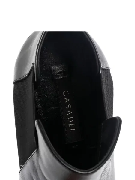 Cizme scurte Casadei cu platformă negru
