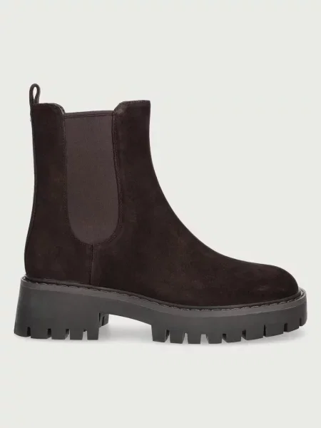 Michael Kors Botine Asher | piele întoarsă maro
