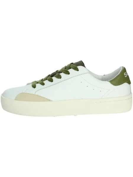 Pantofi Sun68 din piele alb