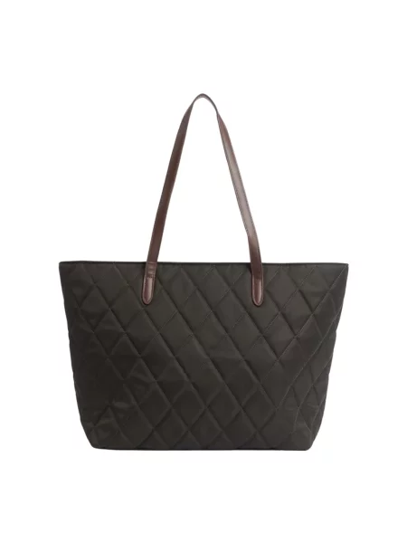 Shopperka Barbour pikowana zielona