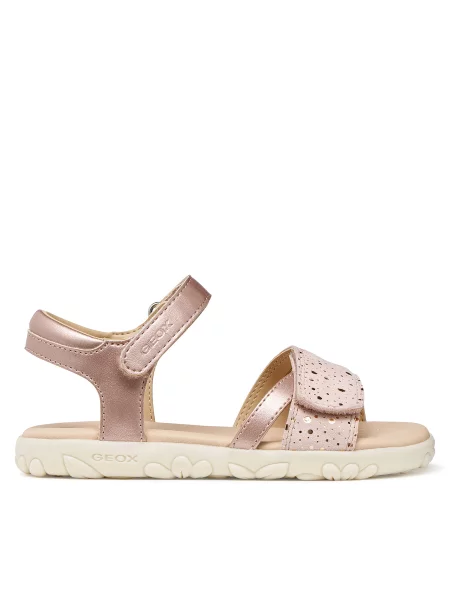 Basutės Geox J Sandal Haiti Girl M rožinė